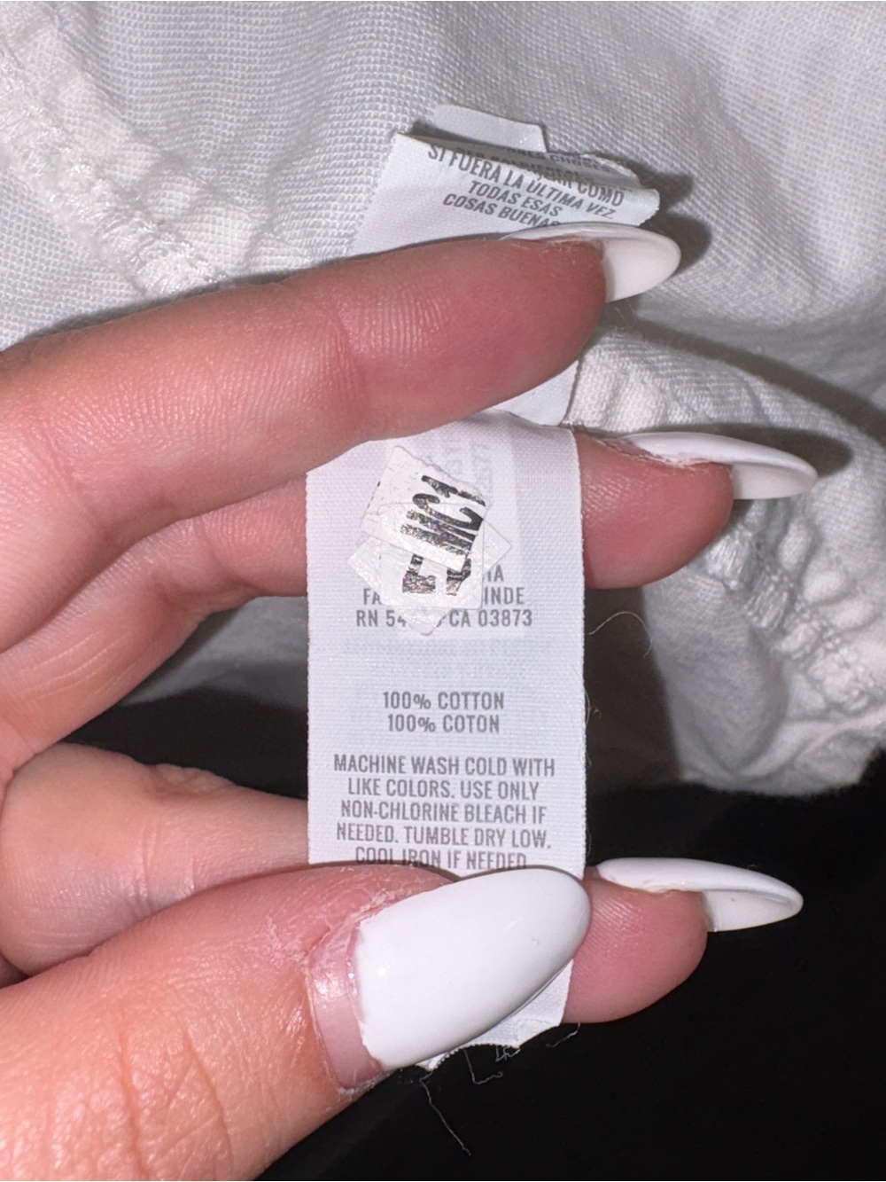 Women’s White Aerie Anytime Fave Oversized Cotton Shirt Large - Picture 6 of 6